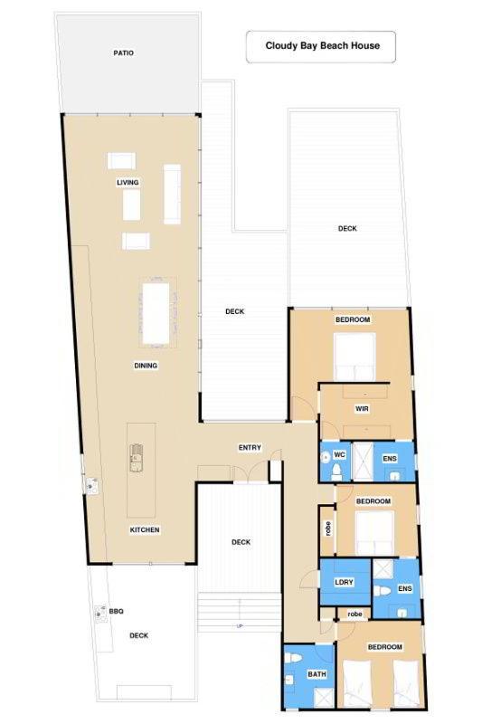 Cloudy Bay Beach House South Bruny Extérieur photo